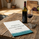 Mama Needs Some Wine Bright Funny Snarky Dish Cloth Towel