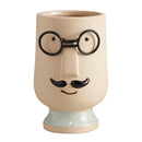 Man Face Planter Ceramic Pot