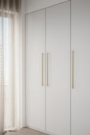 Knurled Brushed Gold "Manor" Cabinet Knobs and Drawer Pulls