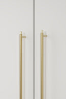 Knurled Brushed Gold "Manor" Cabinet Knobs and Drawer Pulls