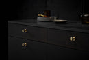 Knurled Brushed Gold "Manor" Cabinet Knobs and Drawer Pulls