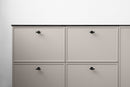 Matte Black "Manor" Knurled Cabinet Knobs and Drawer Pulls