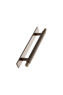 Knurled Backplate Antique Bronze "Manor" Knobs and Drawer Pulls