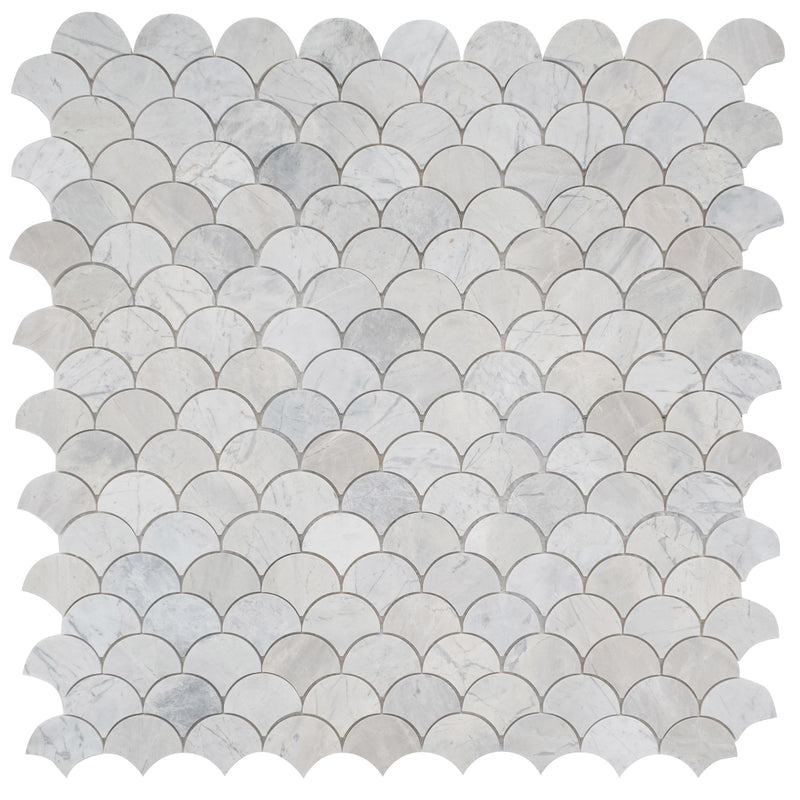 Marble mosaic tile laguna pattern mosaic backsplash tile polished multiple top view