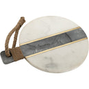 Mascot Hardware Chop-N-Slice 13 in. x 10.3 in. Circular Marble Cutting Board