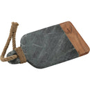 Mascot Hardware Chop-N-Slice 11.8 in. x 6.5 in. Rectangle Marble and Wood Cutting Board