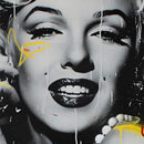 Marilyn Monroe Wallpaper Mural. Graffiti Art Mural. Colorful Pop Art.