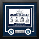 Seattle Mariners Custom MLB Baseball 11x14 Picture Frame Kit (Multiple Colors)