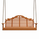 Keystone Amish Co. 6 Foot Milan Red Cedar Porch Swing with Cupholders