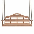 Keystone Amish Co. 6 Foot Milan Red Cedar Porch Swing with Cupholders
