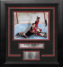 Martin Brodeur Save New Jersey Devils 8" x 10" Framed Hockey Photo with Engraved Autograph