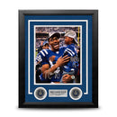 Marvin Harrison, Sr. & Jr. Indianapolis Colts Autographed 8" x 10" Framed Football Photo