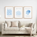Light Blue Henri Matisse Exhibition Art Set