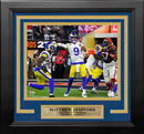 Matthew Stafford Game-Winning Touchdown Super Bowl LVI Los Angeles Rams 8x10 Framed Football Photo