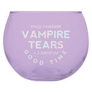 May Contain Vampire Tears Roly Poly Tinted Glass in Lilac | 13 oz. | Pack of 6