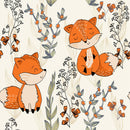 Contemporary Foxes Wallpaper