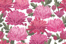 Stylish Pink Peonies Wallpaper