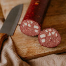 BBQ Peppercheese Bison Summer Sausage | 7-8 oz | Pack of 3 | Nebraska Bison