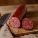 Bison Original Summer Sausage | All Natural Bison Meat | Pack of 6 | 7-8 oz | Shipping Included | Nebraska Bison