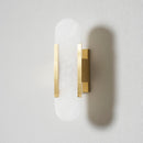 Melange Elongated Alabaster Wall Lamp