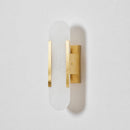Melange Elongated Alabaster Wall Lamp