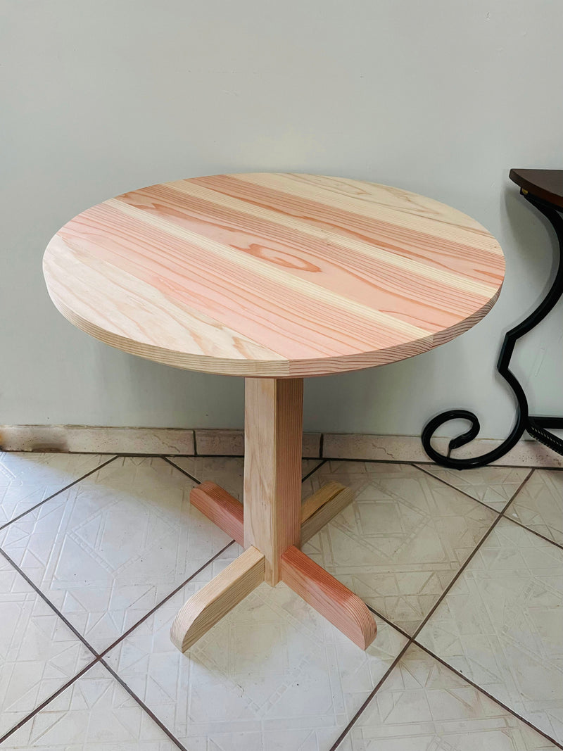 San Obispo Solid Redwood Round Table