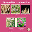 Menstrual Harmony Herbal Supplement To Support Irregular Periods 2 oz.