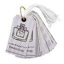 Merci Beaucoup Gift Tag Book | 24 Pretty Cardstock Tags | Clink Clink, Hey Sugar, Bravo, Happy Birthday, Etc.