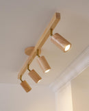 Merlo Wood Ceiling Light