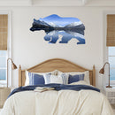 Limited Edition Two Medicine Lake Bear - Metal Wall Art
