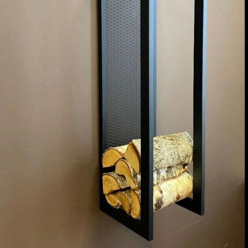 Metal Wall Mounted Firewood Holder