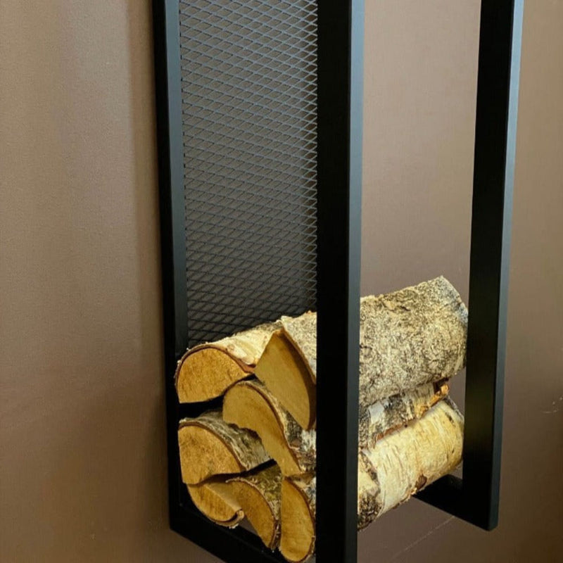 Metal Wall Mounted Firewood Holder