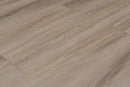 WPC Vinyl Rigid Core 7" Width 60" RL, 9.5mm Thick, 1.5mm IXPE Metallic Taupe Domaine Floors - Mazzia Collection profile view 2