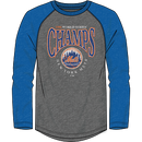 New York Mets 1969 World Series Charge the Mound Stars Raglan 3/4-Sleeve T-Shirt