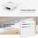 MiBoxer RGB/RGBW Wall Mounted Smart Panel Wireless Remote 4 Zones 2.4G RF Compatible with Miboxer WL5, FUT039, FUT045, FUT039W, FUT039S, LS2 Controllers