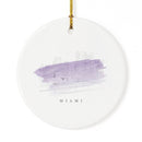Miami Christmas Ornament