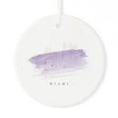Miami Christmas Ornament
