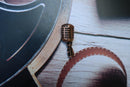 Microphone Copper Lapel Pin
