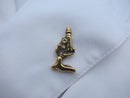 Microscope Gold Lapel Pin