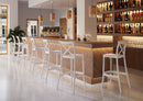 Outdoor Bar Stool Crossback 30" - Set of 4 - Milan