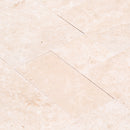 Miletos Ivory Travertine Pattern Tumbled Pavers - Full Truckload product shot angle view