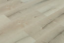 WPC Vinyl Rigid Core 7" Width 48" RL 8.5mm Thick, 1.5mm IXPE Mineral White Bermuda Floors - Mazzia Collection plank view 3
