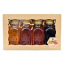Mini Honey Gift Set | Set of 4 | 4 oz | Multiple Flavors | Lance Honey Farms
