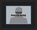 NBA Basketball Photo Picture Frame Kit - Minnesota Timberwolves (Black Matting, Blue Trim)
