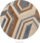 MISSONI – Abstract Patterned Bedroom Cowhide Rug