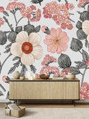 Red Little Flowers Wallpaper