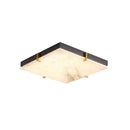 Alabaster Black Square Ceiling Lamp