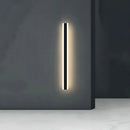 LED Wall Lights Outdoor Waterproof | Black Aluminum Strip