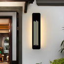 Modern Black Outdoor Waterproof LED Wall Lamp for Porch