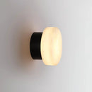 Domino A Cylindrical Alabaster Wall Light